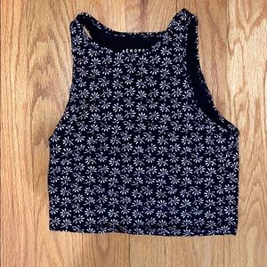 Black Aeropostale Halter Crop Top
